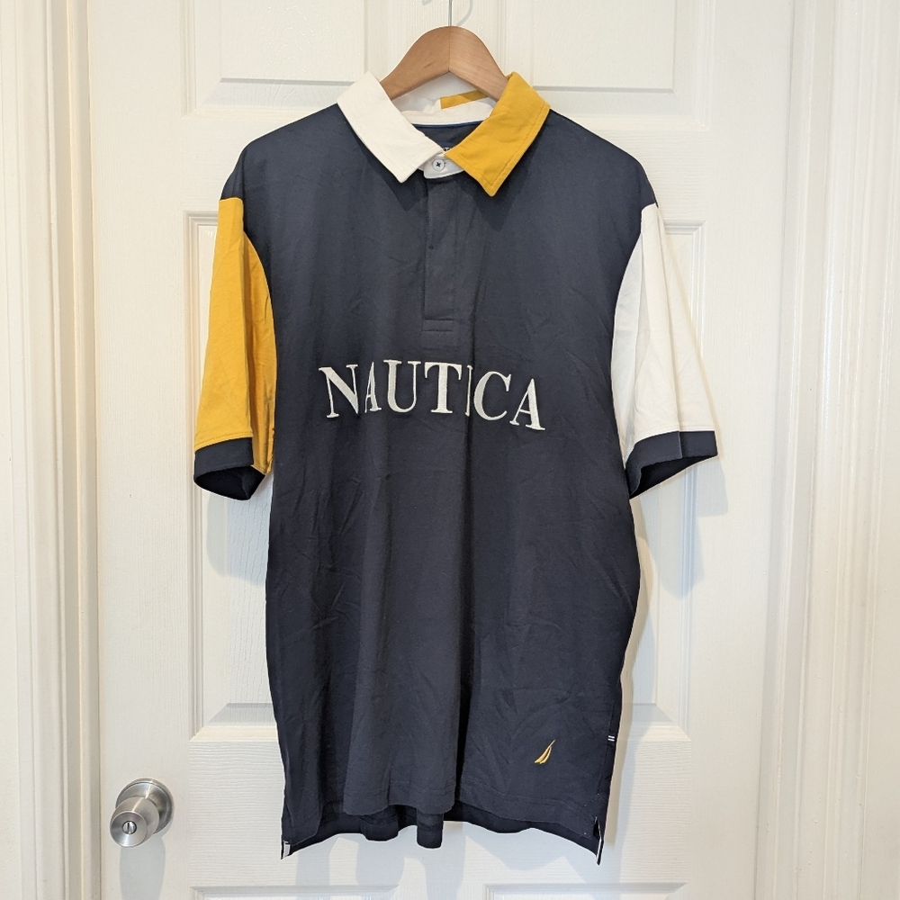 Nautica classic fit rugby polo XXL